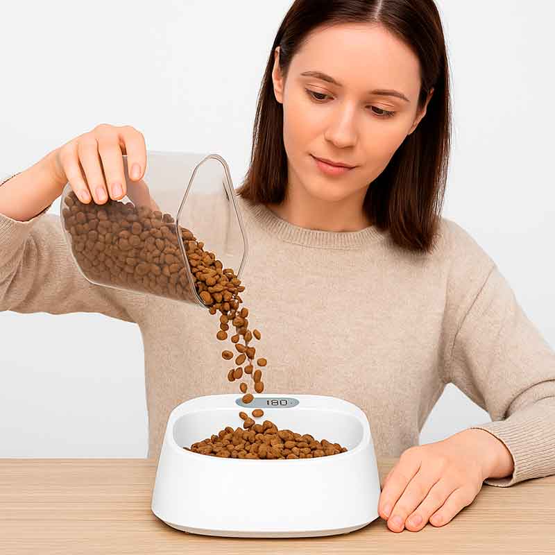 Plato-de-Comida-para-Perros-con-Balanza-3 Plato de Comida para Perros con Balanza 3