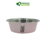 Plato Metalico Para Perro es un plato que su interior es de acero inoxidable como recomiendan los veterinarios, resistente a las bacterias. Es una muy buena opcion al momento de escoger tu plato para tu mascota. De material resistente este plato puede combinar en diferentes diseños y colores, elige el que mas te guste.