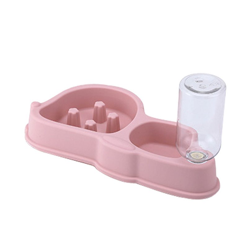 Comedero-Bebedero-Perro-Rosa Comedero Bebedero Perro Rosa