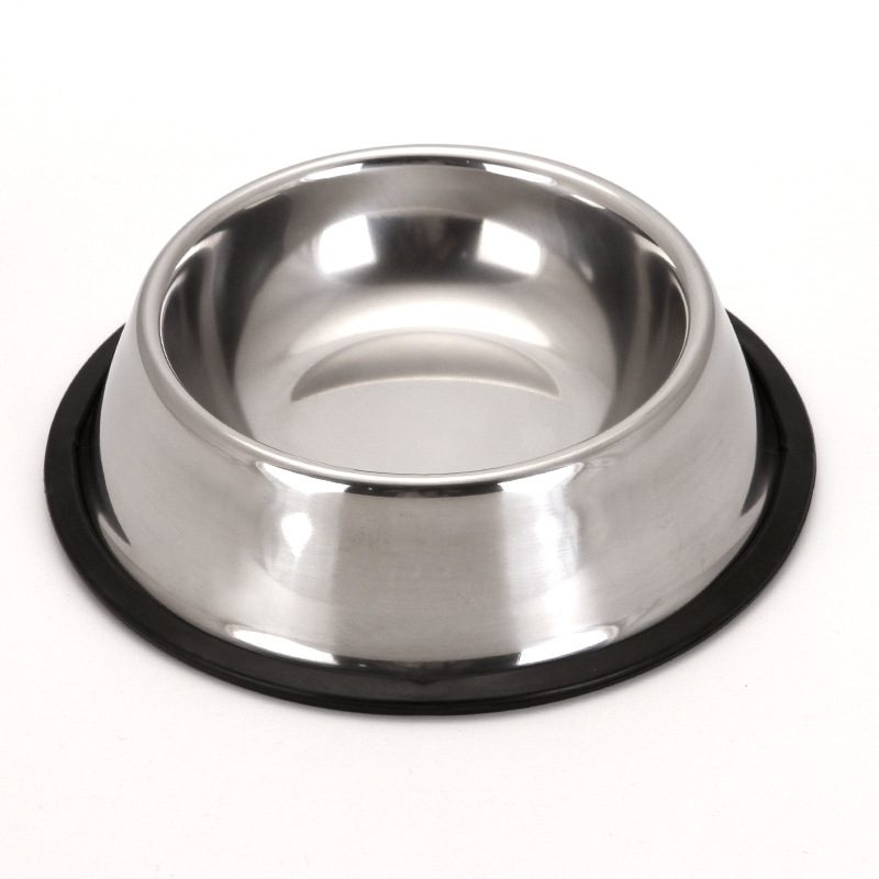 Plato Acero Inoxidable Perro 10 cm de diametro