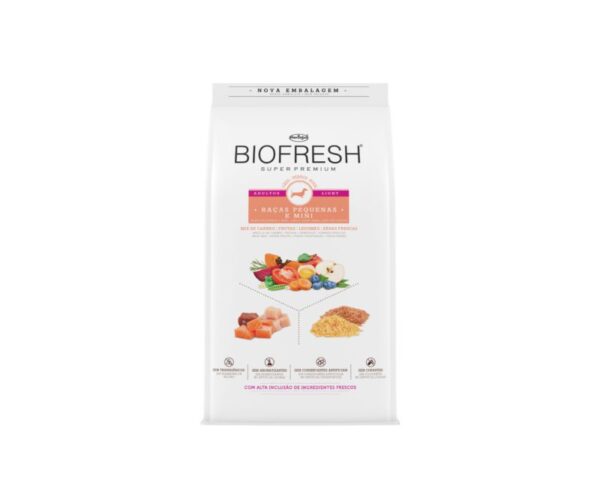 Biofresh LIGHT Pequenas e Mini 3Kg REV003 frente scaled 2