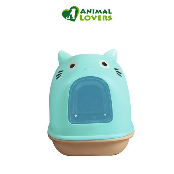 Caja Sanitaria Gato TOTORO Azul de Lujo 1