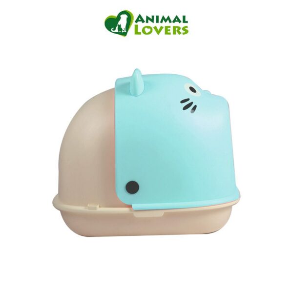 Caja Sanitaria Gato TOTORO Azul de Lujo 2 1