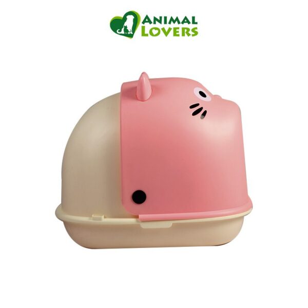 Caja Sanitaria Gato TOTORO rosa de Lujo 1