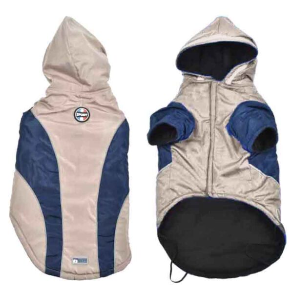 Capas para Perros Parka Beige 2 1