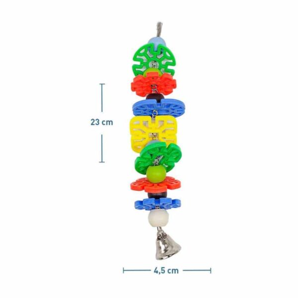 Colgante trepado para Pajaros con campana 2 1