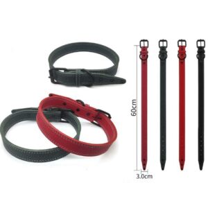 Collar de Cuero remaches negros 1
