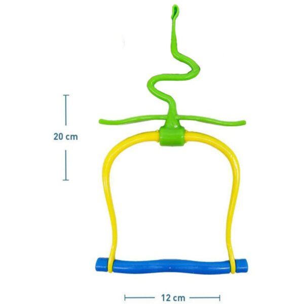 Columpio para pajaros Plastico con ojas 1 1