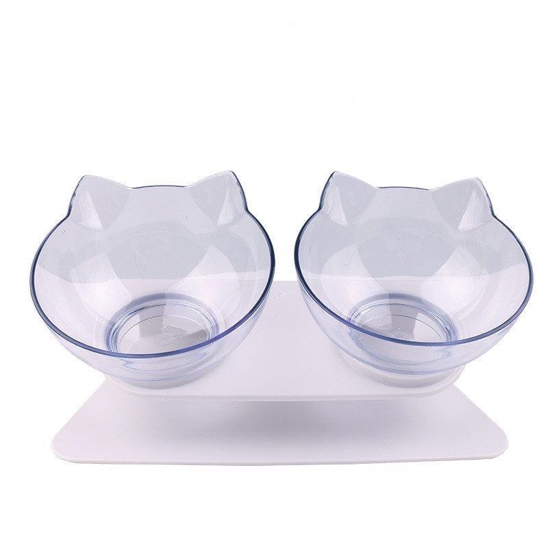 Comedero elevado platos cara de gatito 3 2