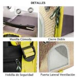 Detalle mochila 4 ruedas amarillo 1