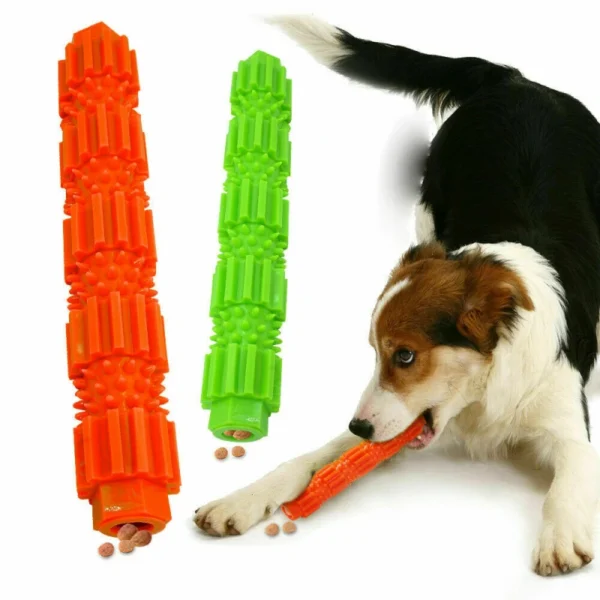 Juguete masticable duradero para perros cepillo de dientes de goma suave punto de limpieza masaje pasta.jpg 1 1