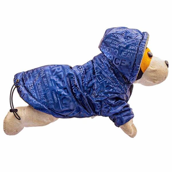 PARKA AZUL POLAR PERRITO VISTA LATERAL 1