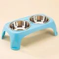 Plato para perro doble elevado 3 1