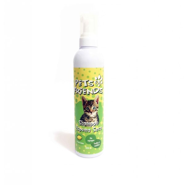 Shampoo en Seco para gatos Espuma Pets Friends 1