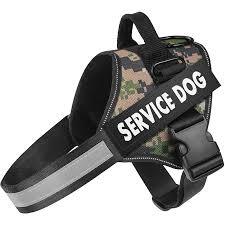 arnes. service.dog .camuflaje verde 1