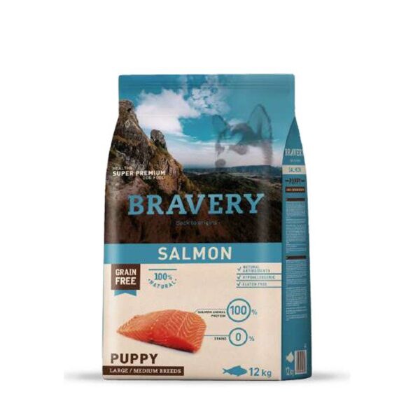 bravery salmon puppy largemedium breeds 1