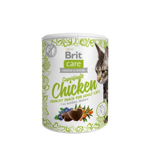 brit care cat snack superfruits chicken 1