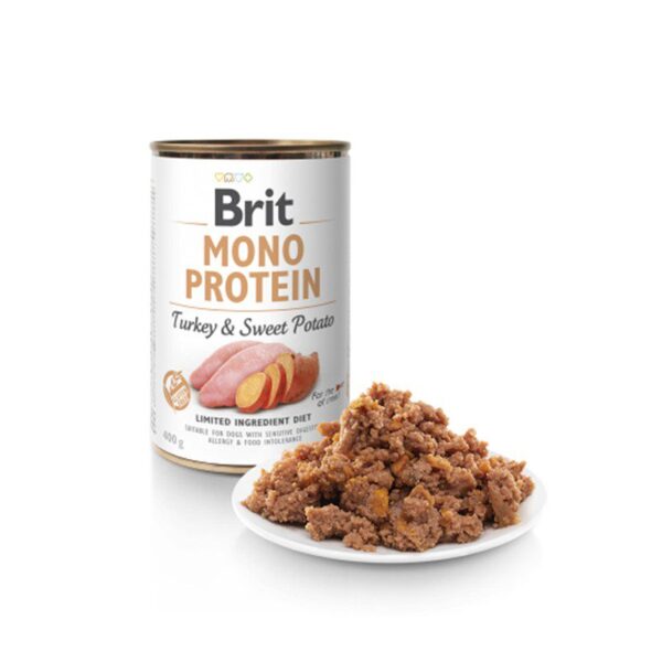 brit care mono protein lata pavo patata 1