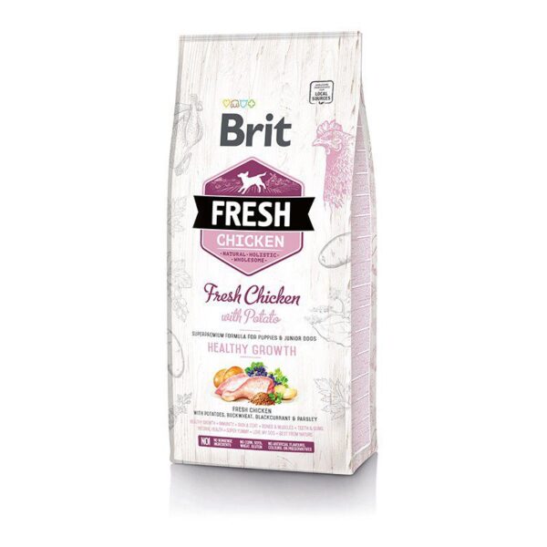 brit fresh chicken with potato puppy healthy growth 1