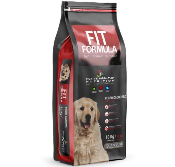 Alimento para cachorros Fit Formula, Alto en proteinas.