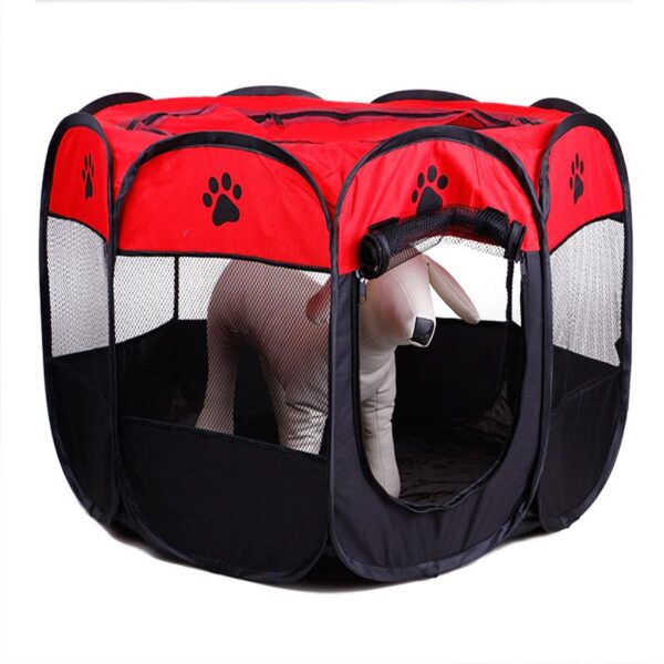 Corral para Perros Cachorros pequeños, es una jaula amigable para ellos.