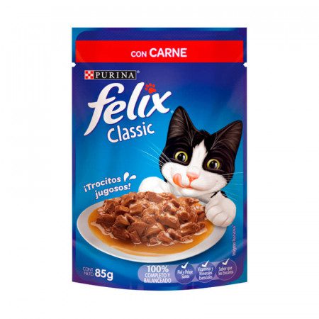 felix alimento humedo gato carne 1