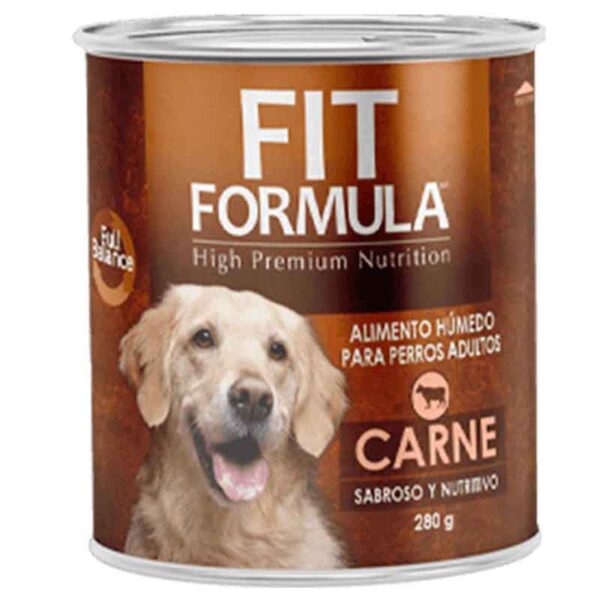 fit formula lata perro adulto carne 280gr 1