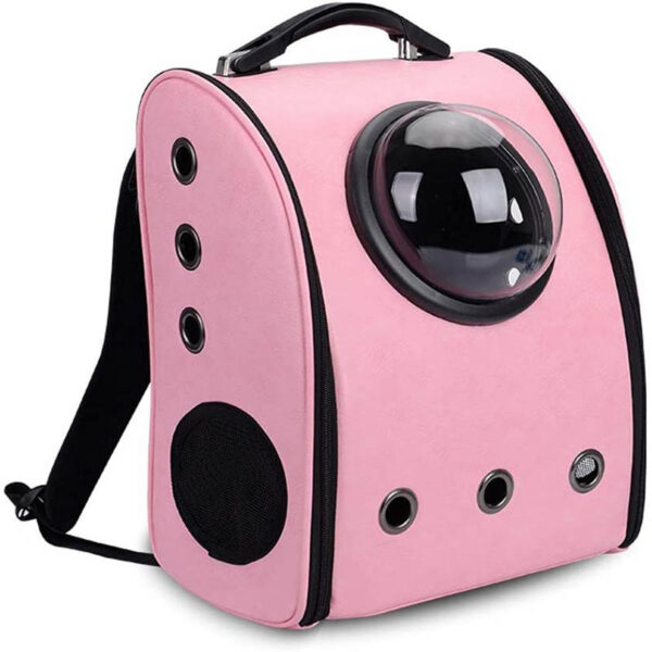 mochila cuerina rosa 1 1