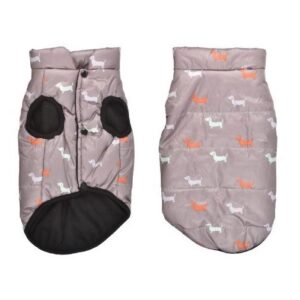 parka diseno salchicha gris 1