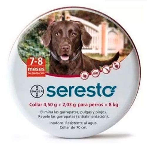 seresto collar antipulgas para perros de mas de 8k 1