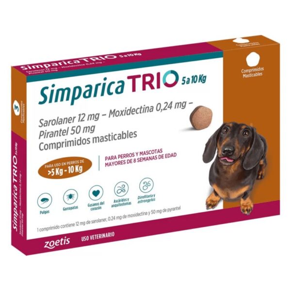 simparica trio 5 a 10 kg 1