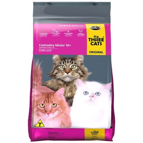 three cats original castrado senior 10 1