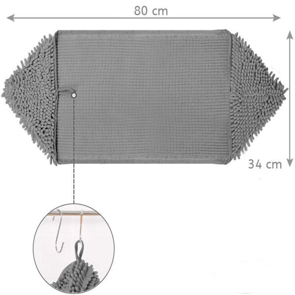 Toalla microfibra talla M 60 x 80 cm