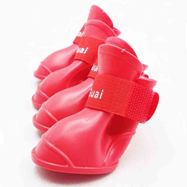 zapatos silicona perro rojo 4 1