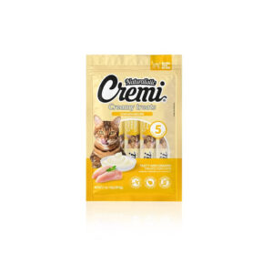 NATURALISTIC CREMI POLLO es un snack cremoso para gatos de todas las edades. Elaborado con carne de pollo, y reforzado con taurina, aminoácido esencial para los gatos.