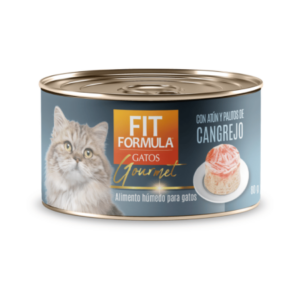 Fit Formula Latas Gourmet Atún y Palitos de Grangrejo para Gatos