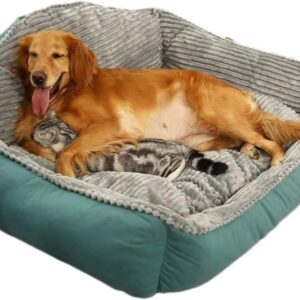 Cama Perro Antiestrés de Cotelón L Hoopet es un innovador refugio diseñado para proporcionar a tu mascota un lugar de descanso seguro y reconfortante