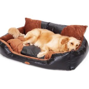 Una cama diseñada específicamente para perros grandes no solo ofrece comodidad, sino también el soporte necesario para sus huesos y articulaciones.