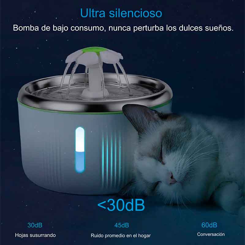 bebedero gato inox 7 8