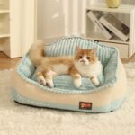 Sillón para Perros Cama S suave y reversible veranos e invierno.