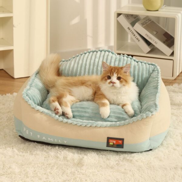 Sillón para Perros Cama S suave y reversible veranos e invierno.
