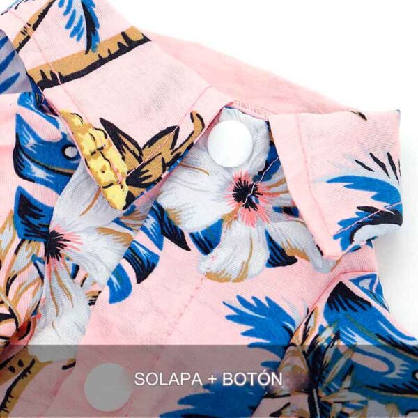 Guayabera perro rosa 7 8