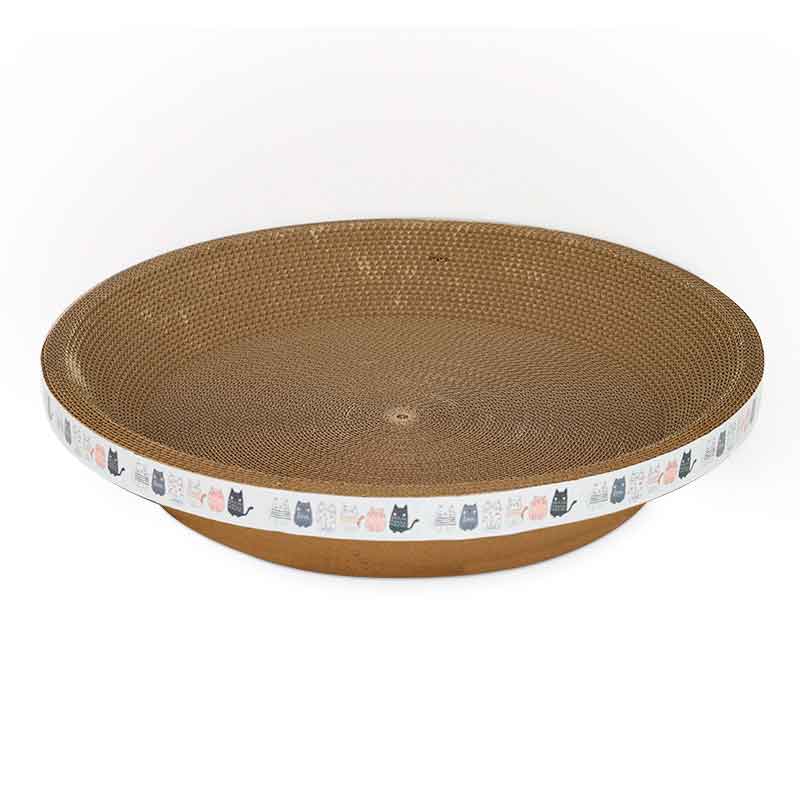 Rascador Cama Circularr para Gatos es el accesorio perfecto para satisfacer los instintos naturales de tu felino mientras le brinda un lugar cómodo para descansar. Este innovador producto combina la funcionalidad de un rascador de cartón con la comodidad de una cama, proporcionando a tu gato horas de entretenimiento y un refugio acogedor para relajarse.