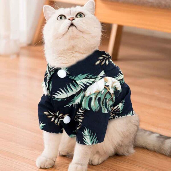 guayabera perro azul palmera 7 3
