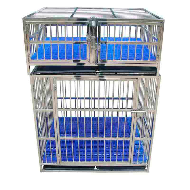 jaula-hospitalaria-veterinaria Jaulas para Hospitalización Veterinaria son jaulas resistentes para perros, están hechas de acero inoxidable y tienen todas las piezas soldadas, lo que significa que nuestra jaula para perros puede evitar que incluso los perros se escapen.