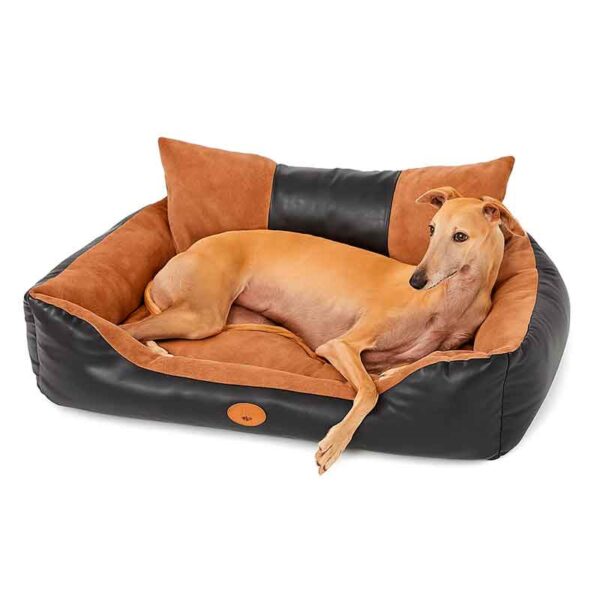 cama para perros grandes cuerina xxl 2