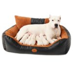 cama para perros grandes cuerina xxl 5