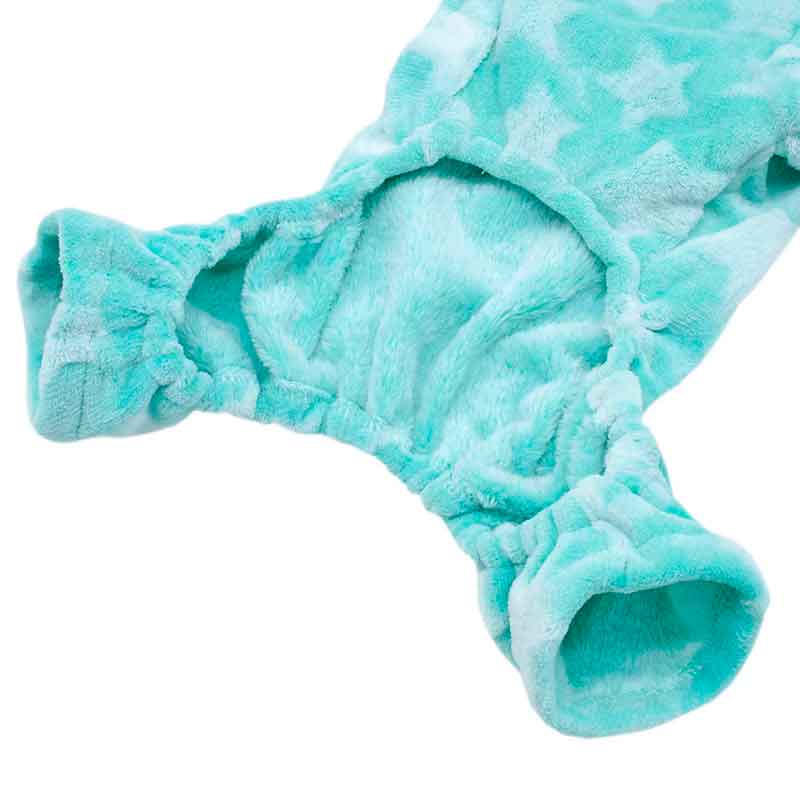 enterito para perro diseno estrellitas verde 5